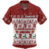 St. George Illawarra Dragons Christmas Custom Hawaiian Shirt - Special Ugly Christmas Hawaiian Shirt