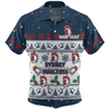 Sydney Roosters Christmas Custom Hawaiian Shirt - Special Ugly Christmas Hawaiian Shirt