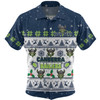 Canberra Raiders Christmas Custom Hawaiian Shirt - Special Ugly Christmas Hawaiian Shirt