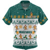 Australia Wallabies Christmas Custom Hawaiian Shirt - Special Ugly Christmas Hawaiian Shirt