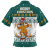 Australia Wallabies Christmas Custom Hawaiian Shirt - Special Ugly Christmas Hawaiian Shirt