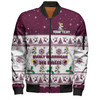 Manly Warringah Sea Eagles Christmas Custom Bomber Jacket - Special Ugly Christmas Bomber Jacket