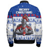 Newcastle Knights Christmas Custom Bomber Jacket - Special Ugly Christmas Bomber Jacket