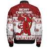 St. George Illawarra Dragons Christmas Custom Bomber Jacket - Special Ugly Christmas Bomber Jacket