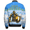 Gold Coast Titans Christmas Custom Bomber Jacket - Special Ugly Christmas Bomber Jacket