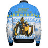 Gold Coast Titans Christmas Custom Bomber Jacket - Special Ugly Christmas Bomber Jacket