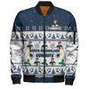 North Queensland Cowboys Christmas Custom Bomber Jacket - Special Ugly Christmas Bomber Jacket