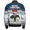North Queensland Cowboys Christmas Custom Bomber Jacket - Special Ugly Christmas Bomber Jacket