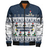 North Queensland Cowboys Christmas Custom Bomber Jacket - Special Ugly Christmas Bomber Jacket