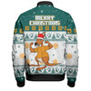 Australia Wallabies Christmas Custom Bomber Jacket - Special Ugly Christmas Bomber Jacket