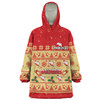 Redcliffe Dolphins Christmas Custom Snug Hoodie - Special Ugly Christmas Snug Hoodie