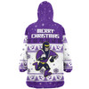 Melbourne Storm Christmas Custom Snug Hoodie - Special Ugly Christmas Snug Hoodie