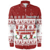 St. George Illawarra Dragons Christmas Custom Long Sleeve Shirt - Special Ugly Christmas Long Sleeve Shirt