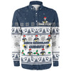 North Queensland Cowboys Christmas Custom Long Sleeve Shirt - Special Ugly Christmas Long Sleeve Shirt