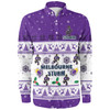 Melbourne Storm Christmas Custom Long Sleeve Shirt - Special Ugly Christmas Long Sleeve Shirt