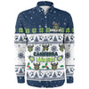 Canberra Raiders Christmas Custom Long Sleeve Shirt - Special Ugly Christmas Long Sleeve Shirt