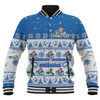 Canterbury-Bankstown Bulldogs Christmas Custom Baseball Jacket - Special Ugly Christmas Baseball Jacket