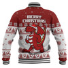St. George Illawarra Dragons Christmas Custom Baseball Jacket - Special Ugly Christmas Baseball Jacket