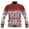 St. George Illawarra Dragons Christmas Custom Baseball Jacket - Special Ugly Christmas Baseball Jacket