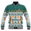 Australia Wallabies Christmas Custom Baseball Jacket - Special Ugly Christmas Baseball Jacket