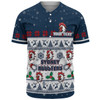 Sydney Roosters Christmas Custom Baseball Shirt - Special Ugly Christmas Baseball Shirt
