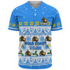 Gold Coast Titans Christmas Custom Baseball Shirt - Special Ugly Christmas Baseball Shirt