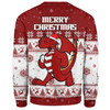 St. George Illawarra Dragons Christmas Custom Sweatshirt - Special Ugly Christmas Sweatshirt