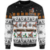 Wests Tigers Christmas Custom Sweatshirt - Special Ugly Christmas Sweatshirt
