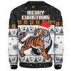 Wests Tigers Christmas Custom Sweatshirt - Special Ugly Christmas Sweatshirt