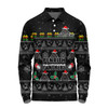 Penrith Panthers Christmas Custom Long Sleeve Polo Shirt - Special Ugly Christmas Long Sleeve Polo Shirt