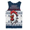 Sydney Roosters Christmas Custom Men Singlet - Special Ugly Christmas Men Singlet