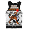 Wests Tigers Christmas Custom Men Singlet - Special Ugly Christmas Men Singlet
