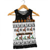 Wests Tigers Christmas Custom Men Singlet - Special Ugly Christmas Men Singlet