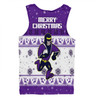 Melbourne Storm Christmas Custom Men Singlet - Special Ugly Christmas Men Singlet