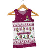 Queensland Cane Toads Christmas Custom Men Singlet - Special Ugly Christmas Men Singlet