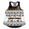 Wests Tigers Christmas Custom Women Racerback Singlet - Special Ugly Christmas Women Racerback Singlet