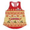 Redcliffe Dolphins Christmas Custom Women Racerback Singlet - Special Ugly Christmas Women Racerback Singlet