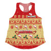Redcliffe Dolphins Christmas Custom Women Racerback Singlet - Special Ugly Christmas Women Racerback Singlet