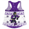 Melbourne Storm Christmas Custom Women Racerback Singlet - Special Ugly Christmas Women Racerback Singlet