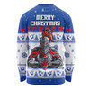 Newcastle Knights Christmas Custom Long Sleeve T-shirt - Special Ugly Christmas Long Sleeve T-shirt