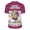 Queensland Cane Toads Christmas Custom Rugby Jersey - Special Ugly Christmas Rugby Jersey