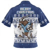 New South Wales Cockroaches Christmas Custom Zip Polo Shirt - Special Ugly Christmas Zip Polo Shirt