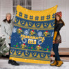 Parramatta Eels Christmas Blanket - Special Ugly Christmas Blanket