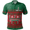 South Sydney Rabbitohs Custom Polo Shirt - Special Ugly Christmas Polo Shirt