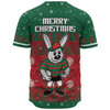 South Sydney Rabbitohs Custom Baseball Shirt - Special Ugly Christmas Baseball Shirt