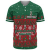 South Sydney Rabbitohs Custom Baseball Shirt - Special Ugly Christmas Baseball Shirt