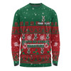 South Sydney Rabbitohs Custom Long Sleeve T-shirt - Special Ugly Christmas Long Sleeve T-shirt