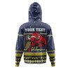 North Queensland Cowboys Christmas Custom Hoodie - Ugly Xmas And Aboriginal Patterns For Die Hard Fan Hoodie