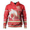 Redcliffe Dolphins Christmas Custom Hoodie - Ugly Xmas And Aboriginal Patterns For Die Hard Fan Hoodie