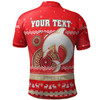 Redcliffe Dolphins Christmas Custom Polo Shirt - Ugly Xmas And Aboriginal Patterns For Die Hard Fan Polo Shirt